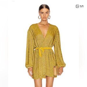 Retrofete Gabrielle Sequin Robe Dress Size L
